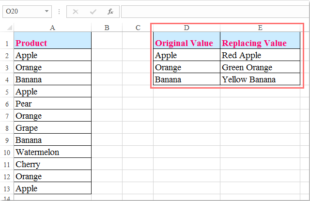 where is the find and replace in excel for mac